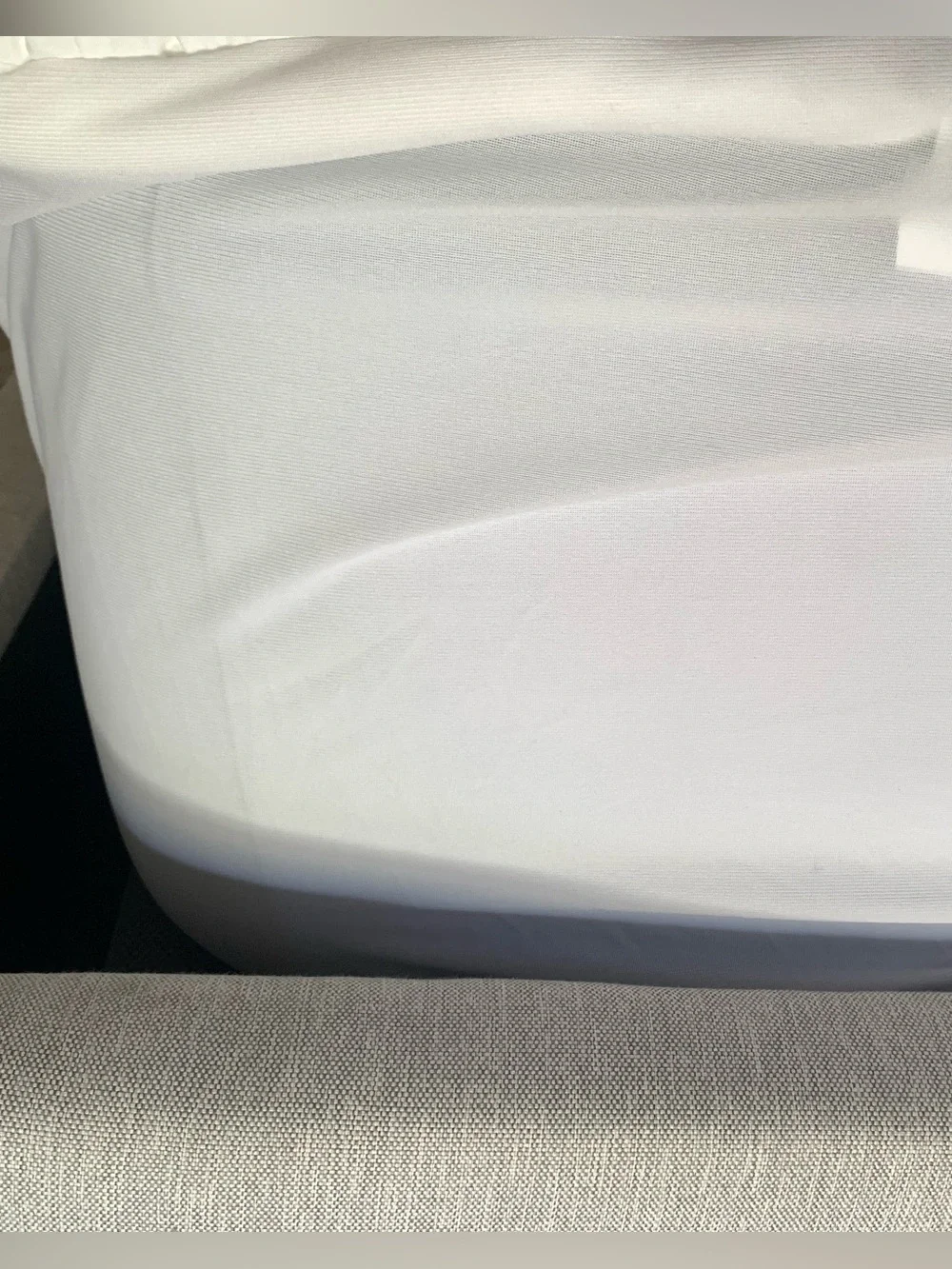 Macy’s Hotel Collection White Queen Size Quilted Mattress Pad - Hypoallergenic